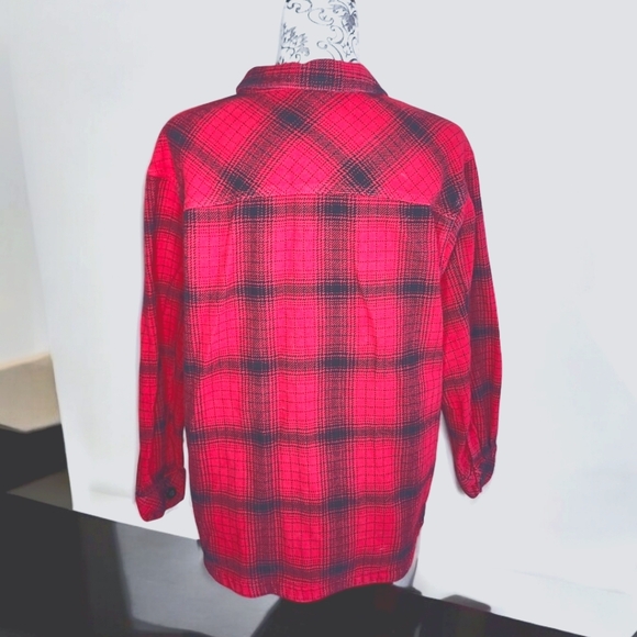 BC CLOTHING CO Women’s plaid button down- XL - Picture 2 of 7